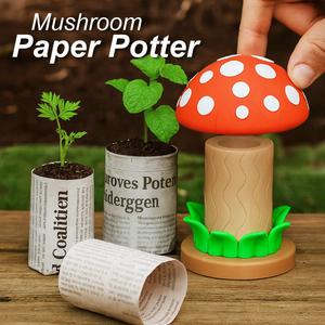 Mushroom Paper Potter – Seedling Pot Maker