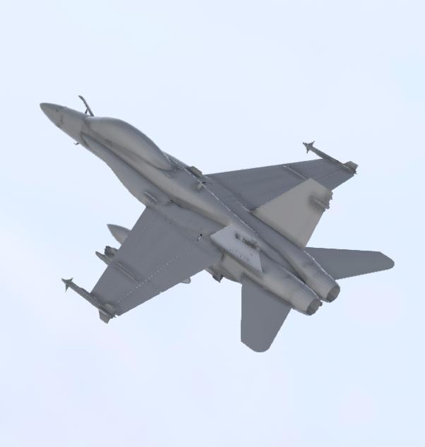 McDonnell Douglas F-18 Hornet.