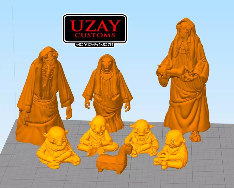 star wars the AKI AKI full set  episode 9 3D print model