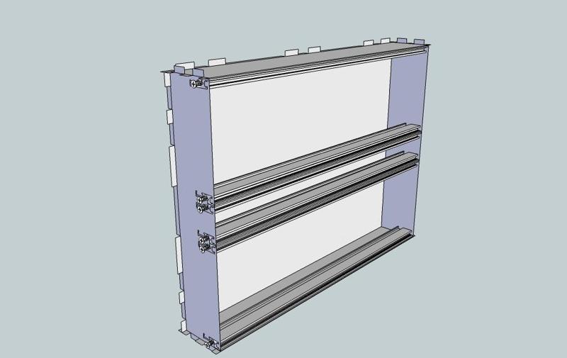 Eurorack Lasercut Case 84HP 7U Skiff 63mm