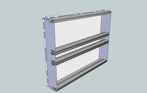 Eurorack Lasercut Case 84HP 7U Skiff 63mm