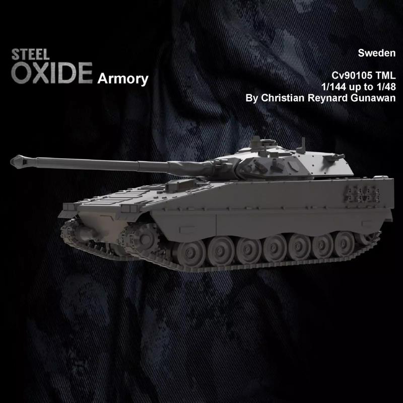 Sweden CV90105 TML for 3D printing