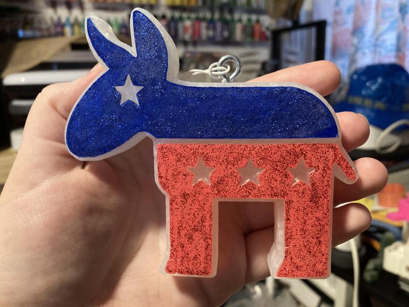 Democrat Donkey Freshie Mold - 3D Model Mold Box for Silicone Freshie Moulds