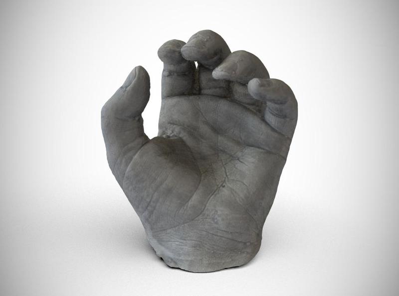 Hollies hands 3D scanned