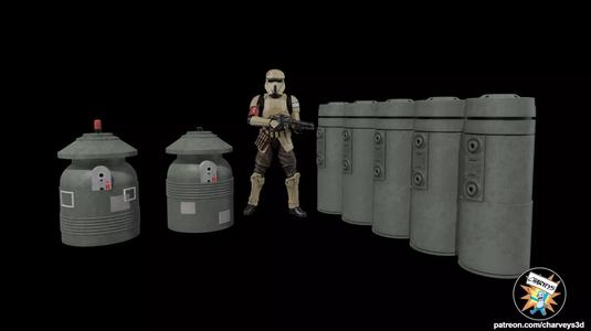 Star Wars Scarif Landing Pad Equipment for action figures