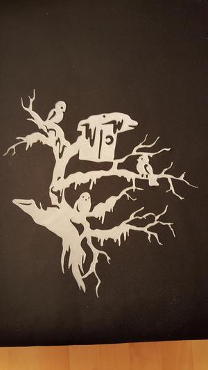 Birdhouse in tree
