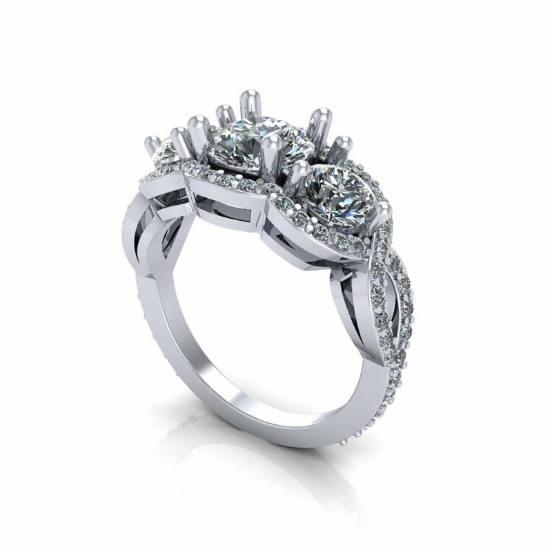 Twist Thank Engagement Ring R3