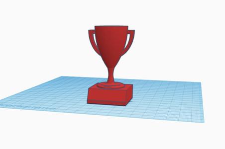 trophy with trophyplate