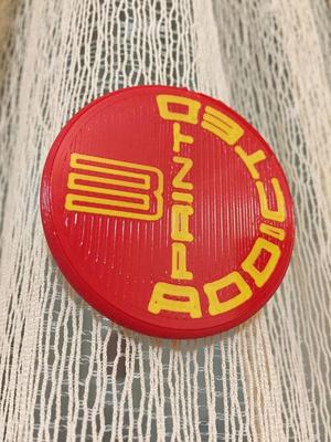 Badge 3D PRINT ADDICTED