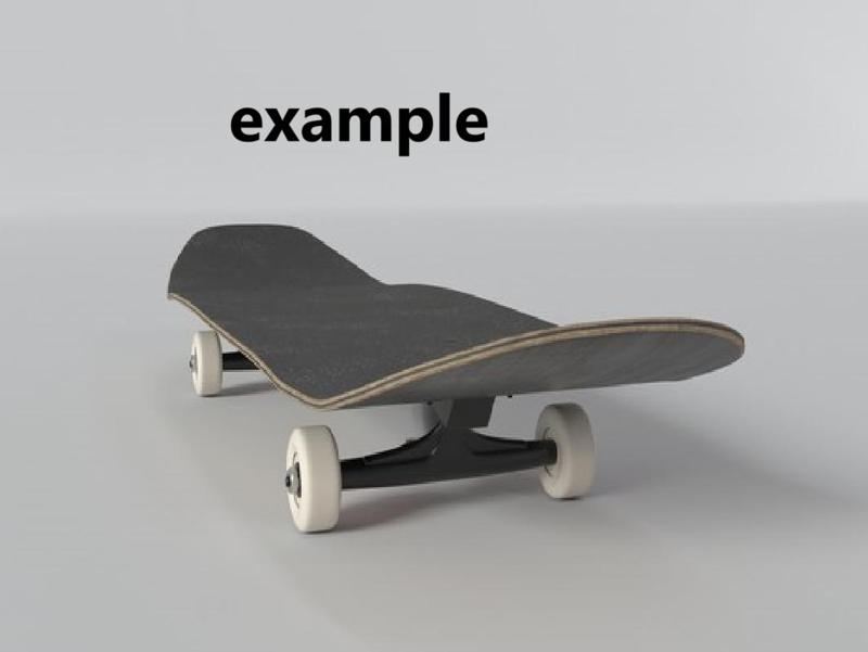 3d skateboard