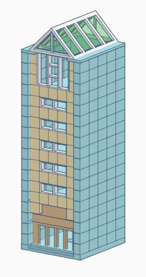 Japanese Apartment 2 N-scale