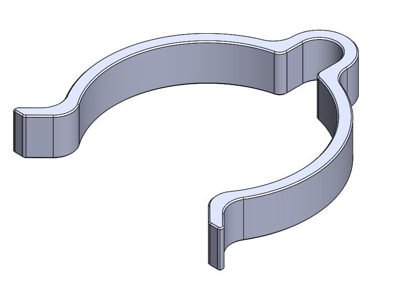 Snap-On Cable (Ø3–12) Clip for Tubes (Ø20–50)