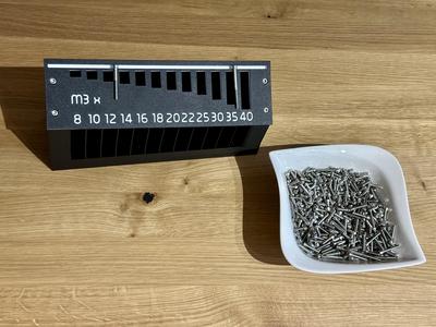 M3 screw sorter 8 to 40mm