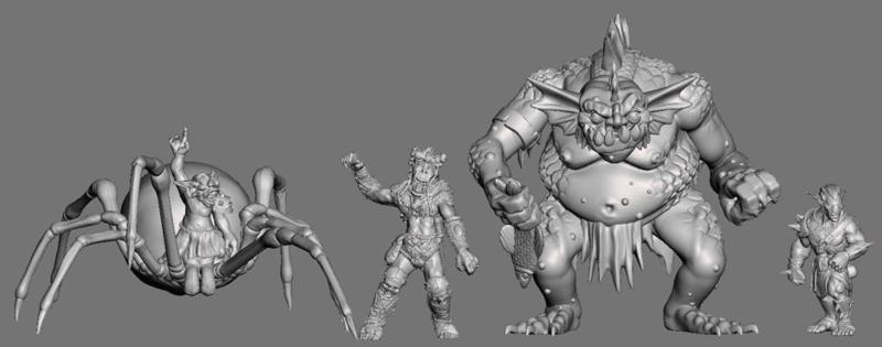 Fantasy Football Forest Goblin Team