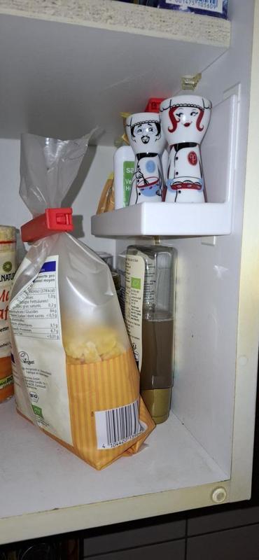 Shelf in wall cabinet