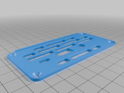 Rear Panel for Raspberry Pi 3 B+ (and probably B+/2B/3B) for "North Pi by Fractal Design"