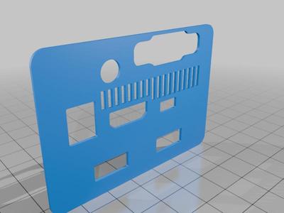 Mister Case v2 - two usb analog end plate