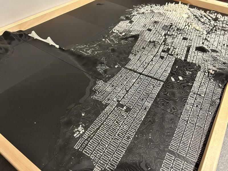 3D San Francisco Wall Art (East Side)