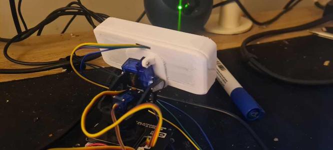 IMX219-83 camera casing with pan-tilt attachment