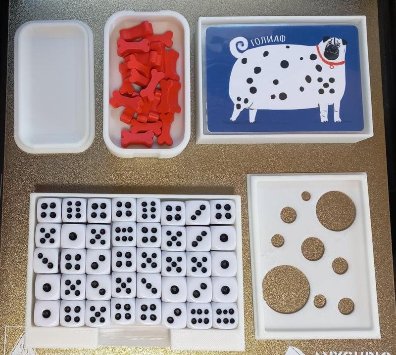 Organizer for the Spots ("Косточки") board game 