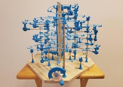 Fully Customizable, 3D Printed Marble Track