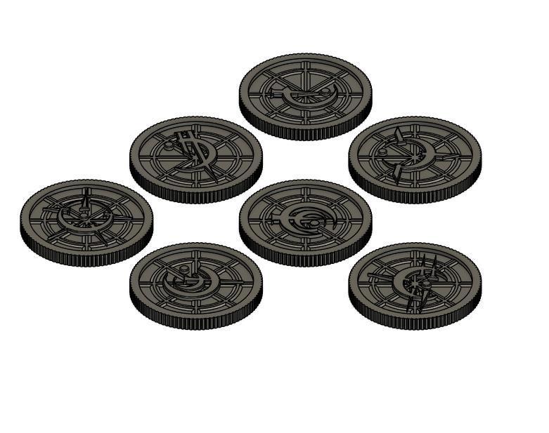 Mistborn Allomantic Metal Coins (10-16)