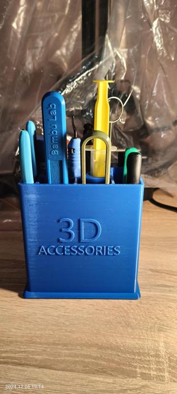 Organizer for 3D accessories