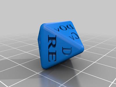 Musical scale die