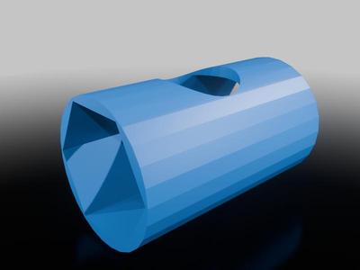 1/2" Hex Shaft to 5/8" Round Shaft adapter shim.