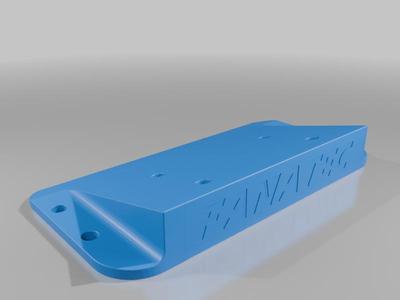 Mountingbase 170mm x 30mm, main screw holes are 12mm wide now to accept washers