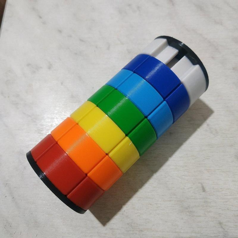 Six Rings Tower Puzzle