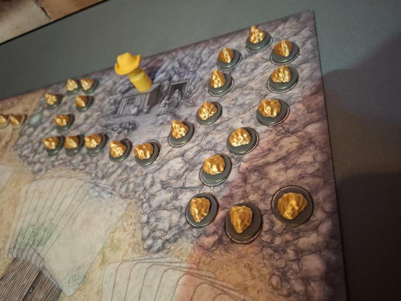 Sutters Mill boardgame 3d nugget tokens