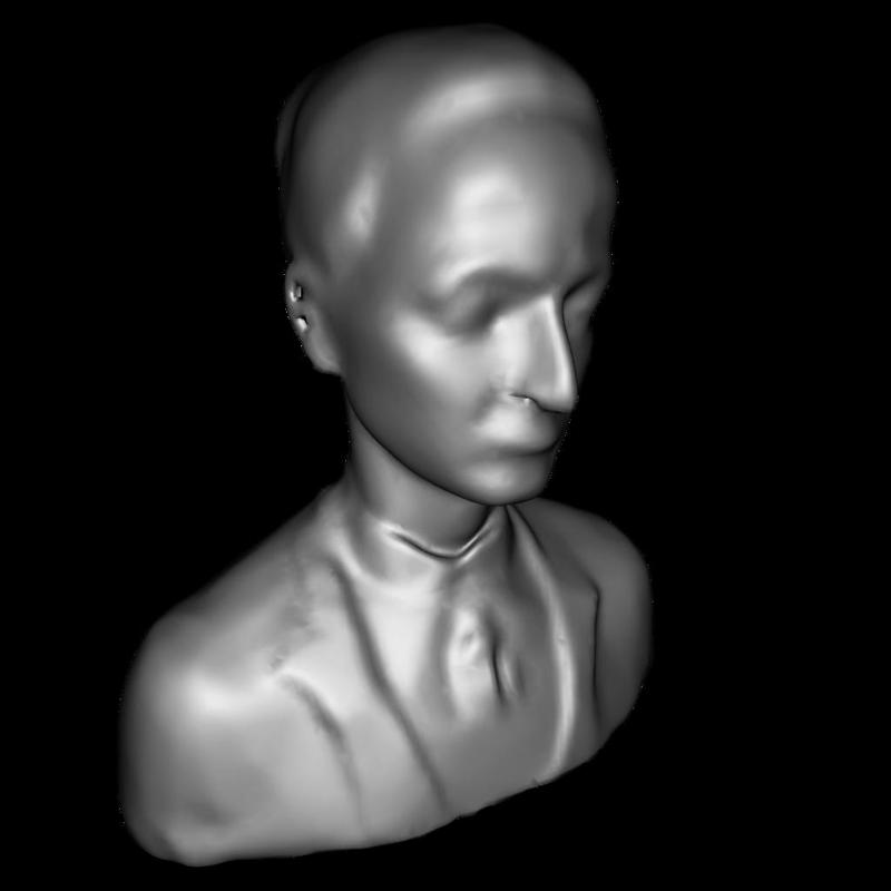 Poised Formal Bust