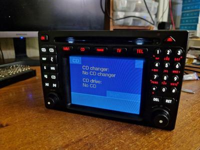 Mercedes comand 2.0 button with a light guide (backlight working)