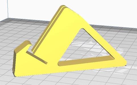 Rummy support with a front piece to keep it more in place...