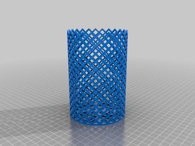 Soaking cage for 90mm ID Jar - For Cleaning Resin with IPA 