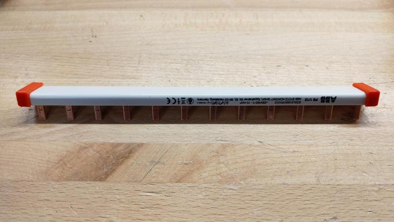 Endkappe für ABB 1 Phasen Kammschiene