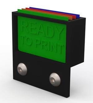 3D Printer Status Board / Name Board