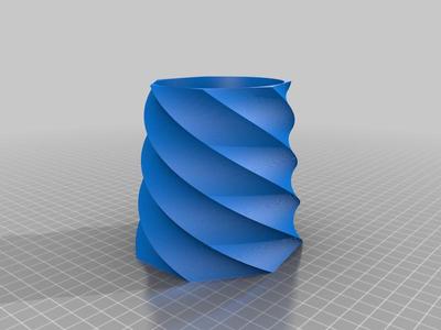 Spiral pencil holder