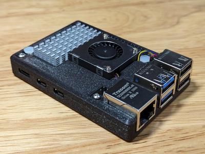 Slim Case for Raspberry Pi 5 with Active Cooler