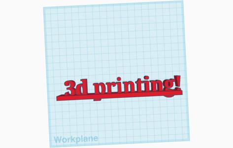 3d printing!