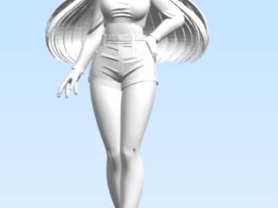cute anime girl figure