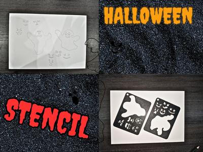 Halloween stencil set 1