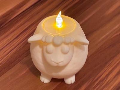 Sheep Led Tea Light  Lamp -  Nightlight