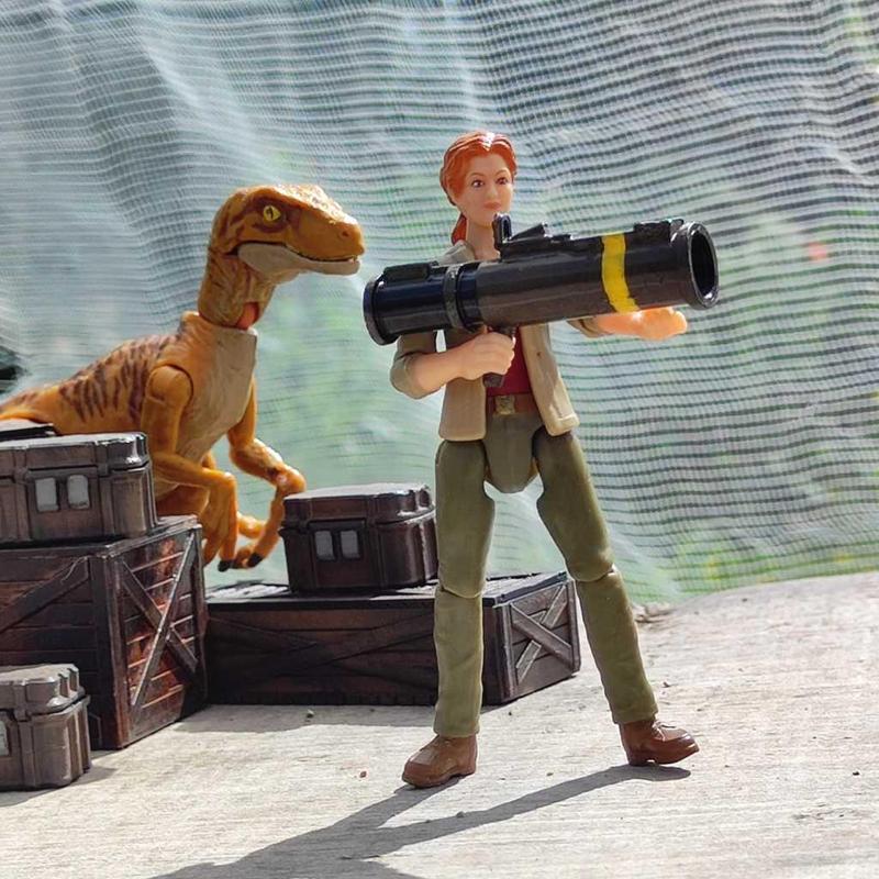  Jurassic Park novel Robert Muldoon rocket launcher