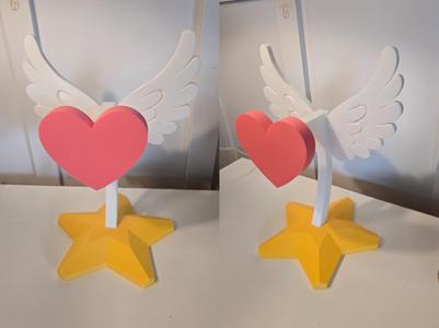 Heart and Stars Headset Stand