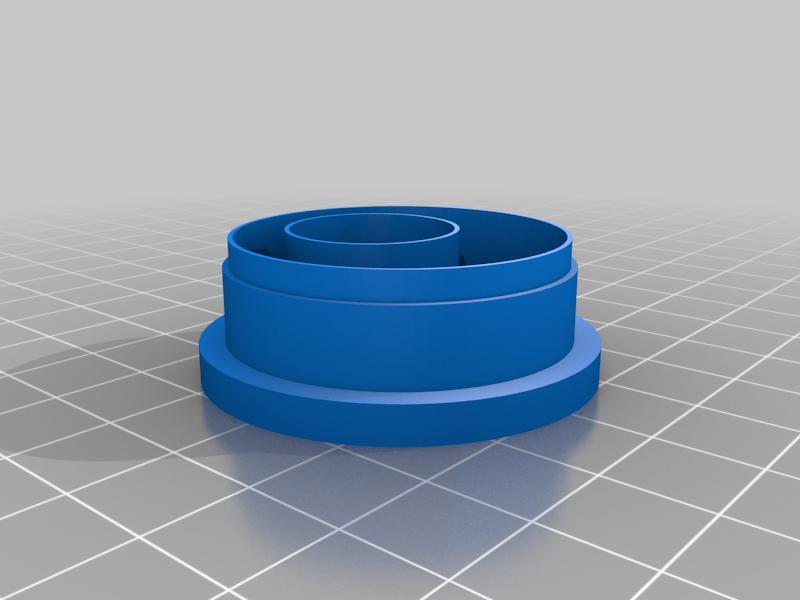 circle shape polymer clay cutter with a smaller circle inside