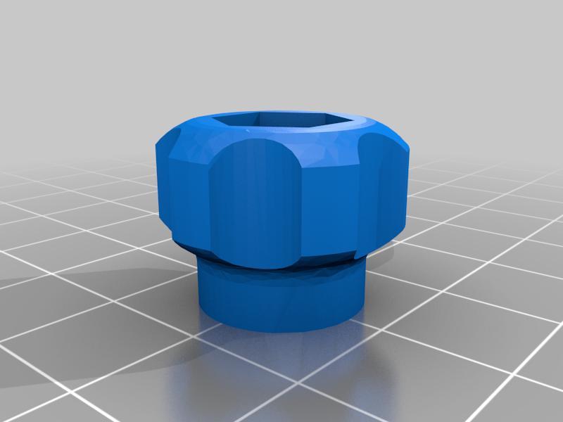 Tight fit M6 knob