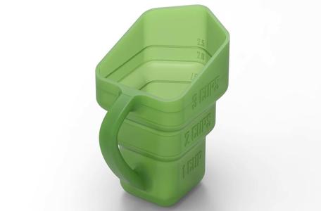 Dog Food Scoop - Cube Cups