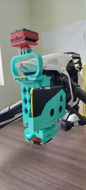 Camera Support Parrot Sequoia and Power Bank for the Drone Dji Inspire 1